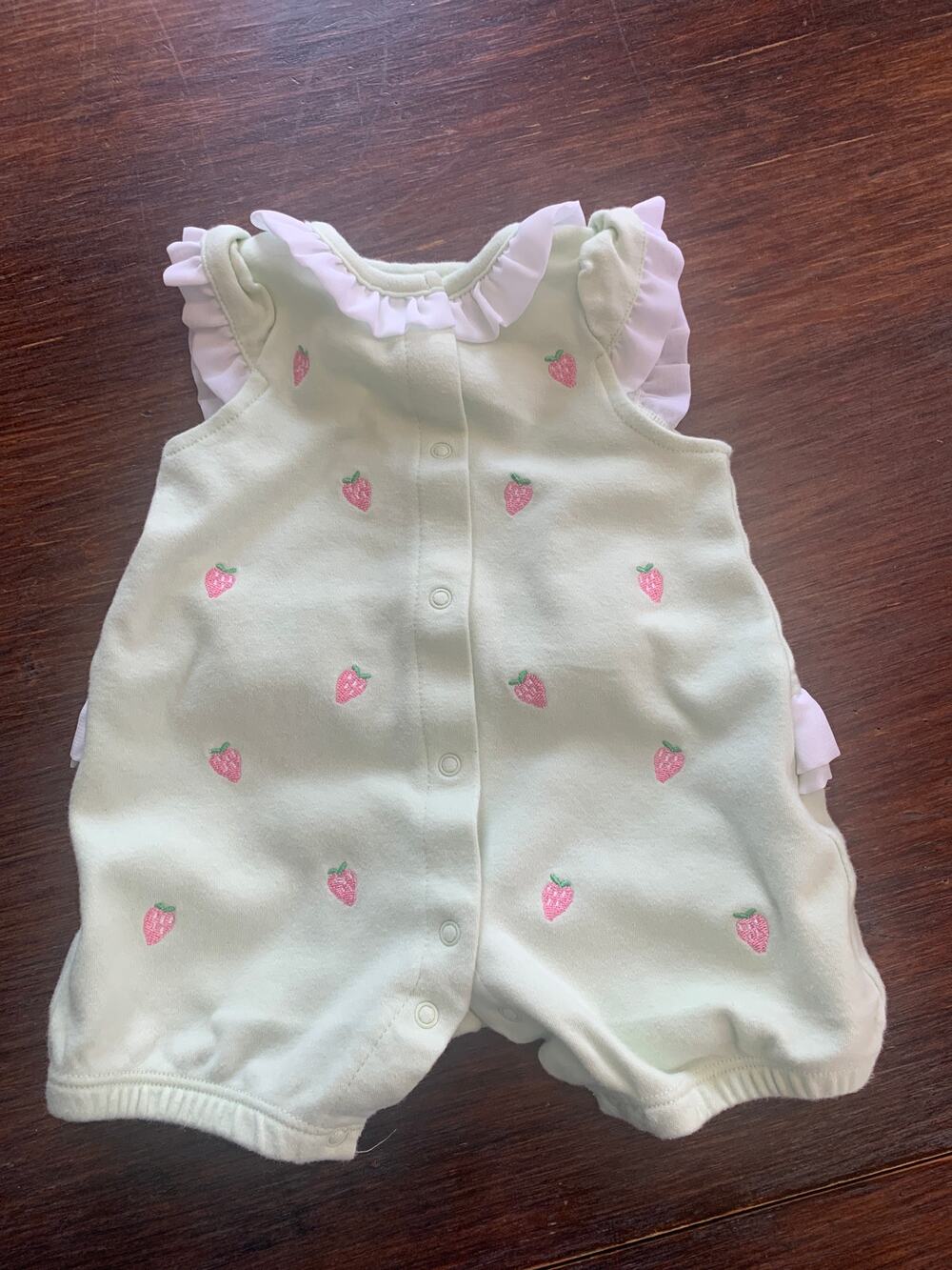 Little Me Strawberry romper